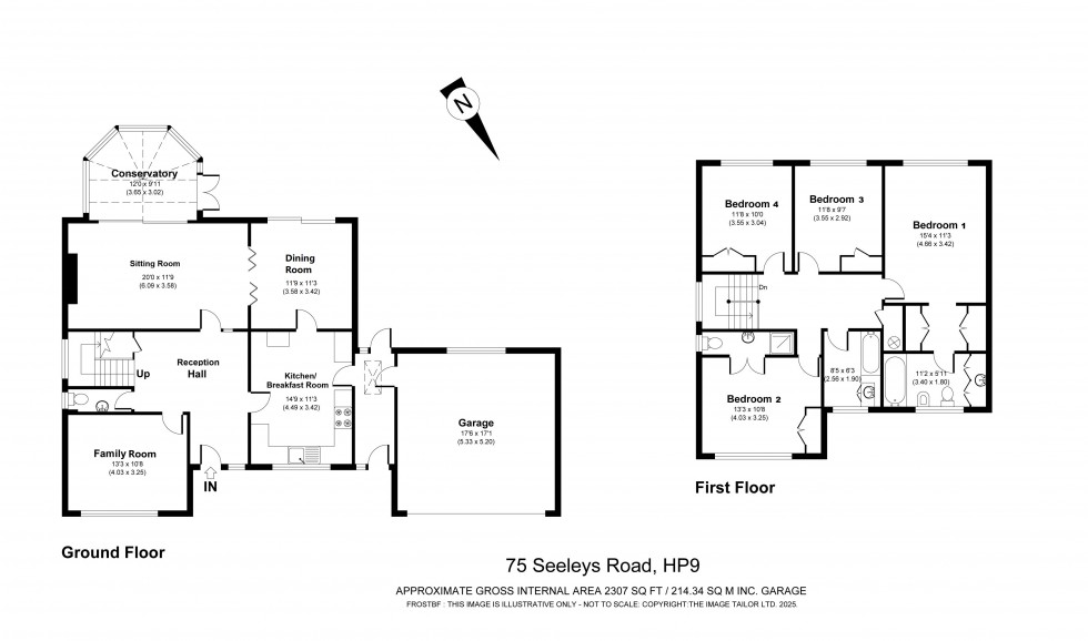 Floorplan for Beaconsfield, Buckinghamshire, HP9