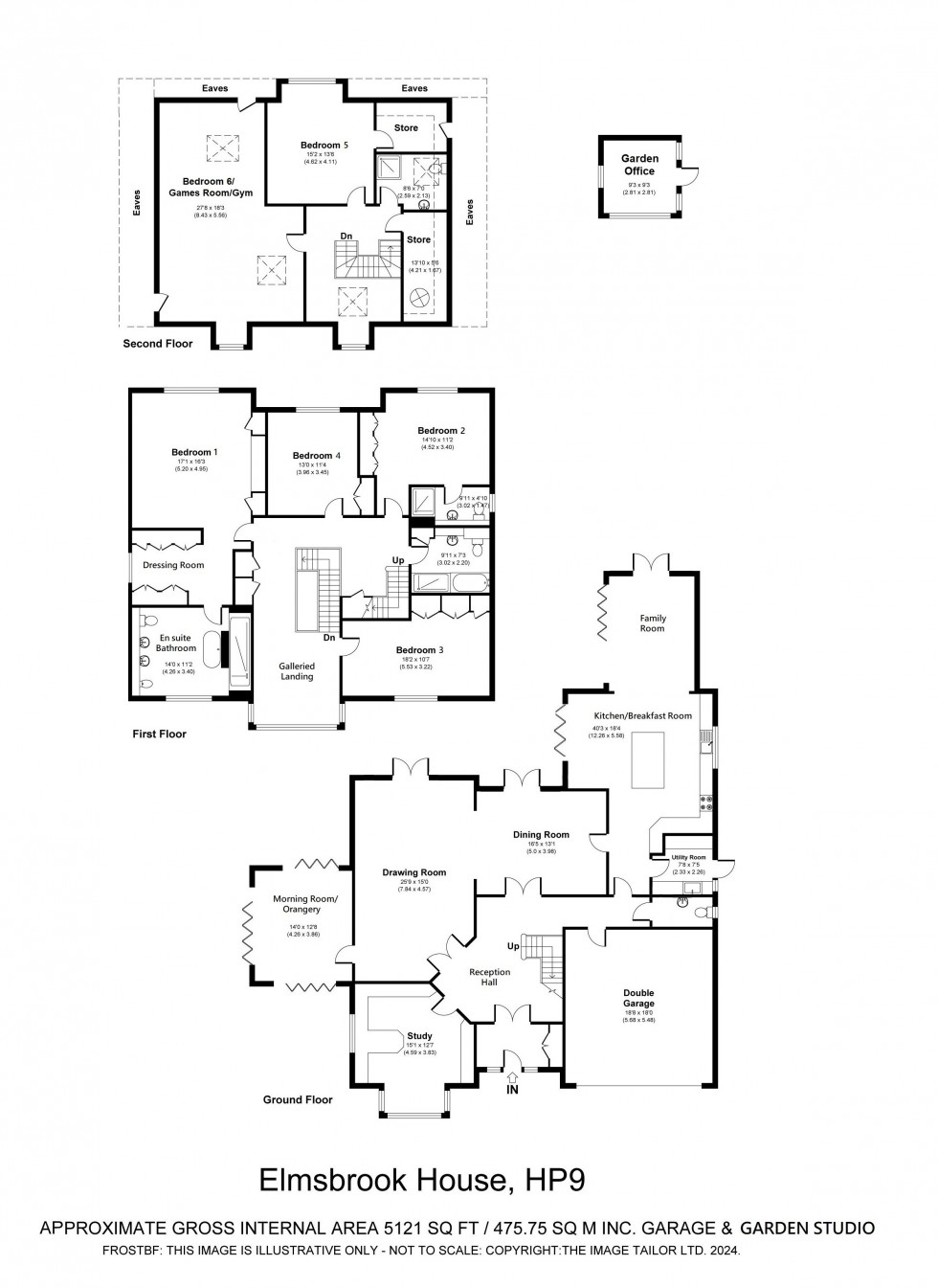 Floorplan for Seer Green, Beaconsfield, HP9
