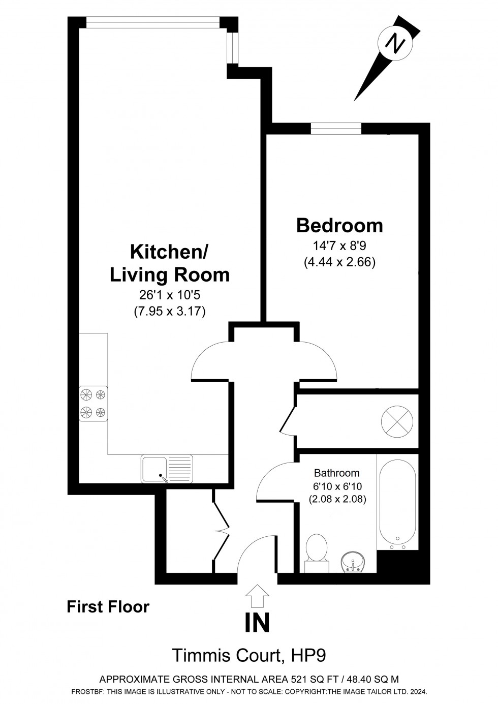 Floorplan for Timmis Court, Beaconsfield, HP9