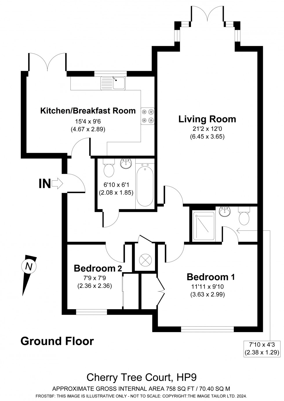 Floorplan for Cherry Tree Road, Beaconsfield, HP9