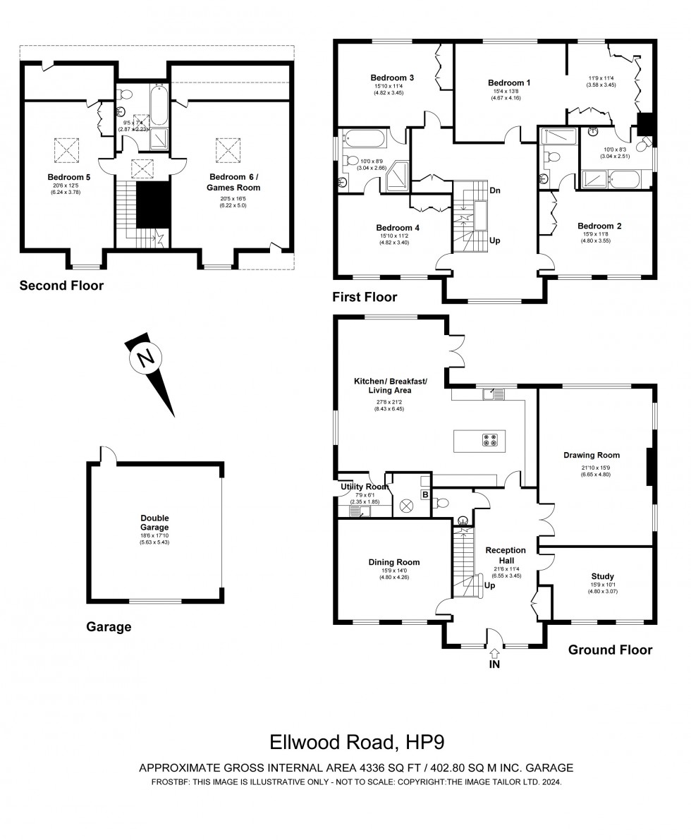 Floorplan for Beaconsfield, Buckinghamshire, HP9