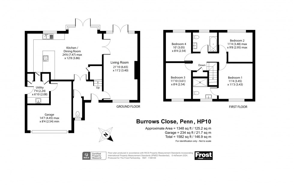 Floorplan for Penn, Penn, HP10