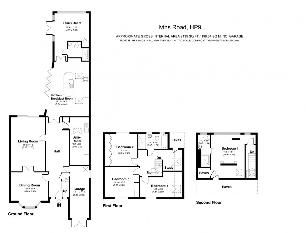 Floorplan for Beaconsfield, Buckinghamshire, HP9