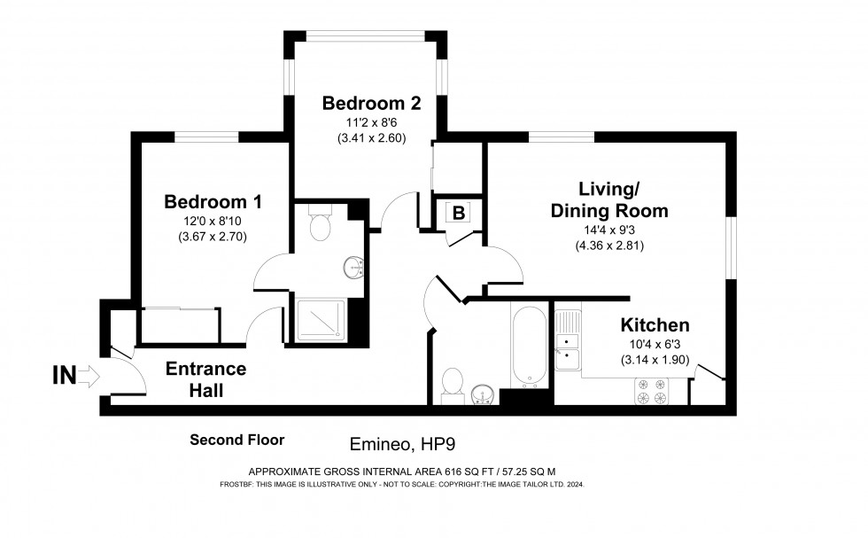 Floorplan for Buckinghamshire, , HP9