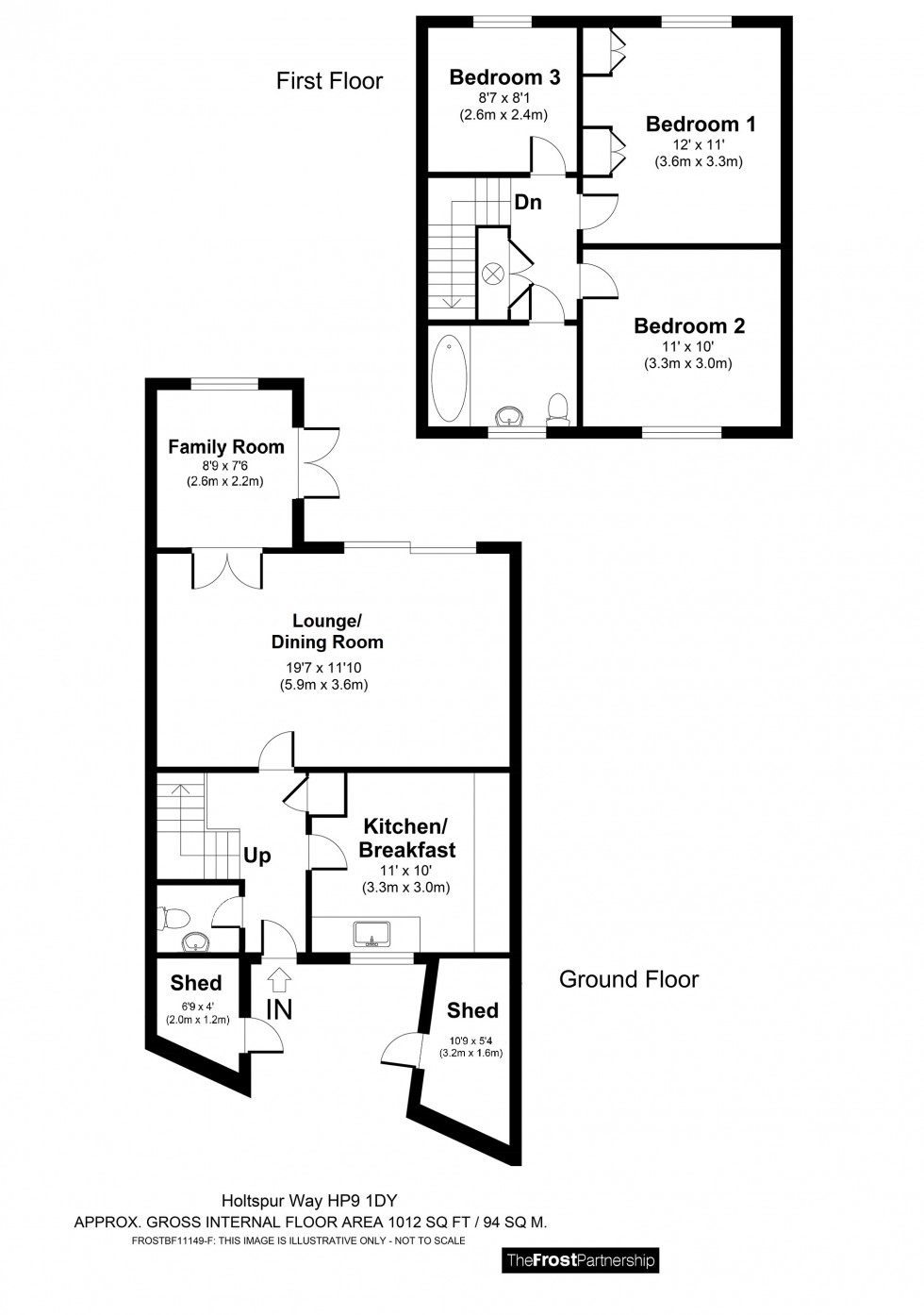 Floorplan for Beaconsfield, Buckinghamshire, HP9