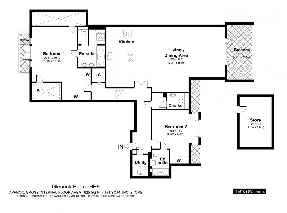 Floorplan for Beaconsfield, Buckinghamshire, HP9