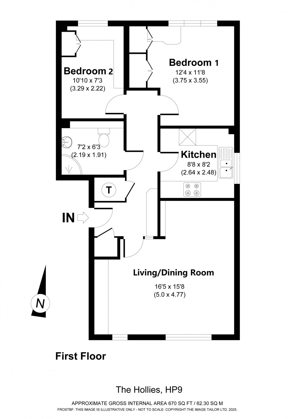 Floorplan for Beaconsfield, Buckinghamshire, HP9