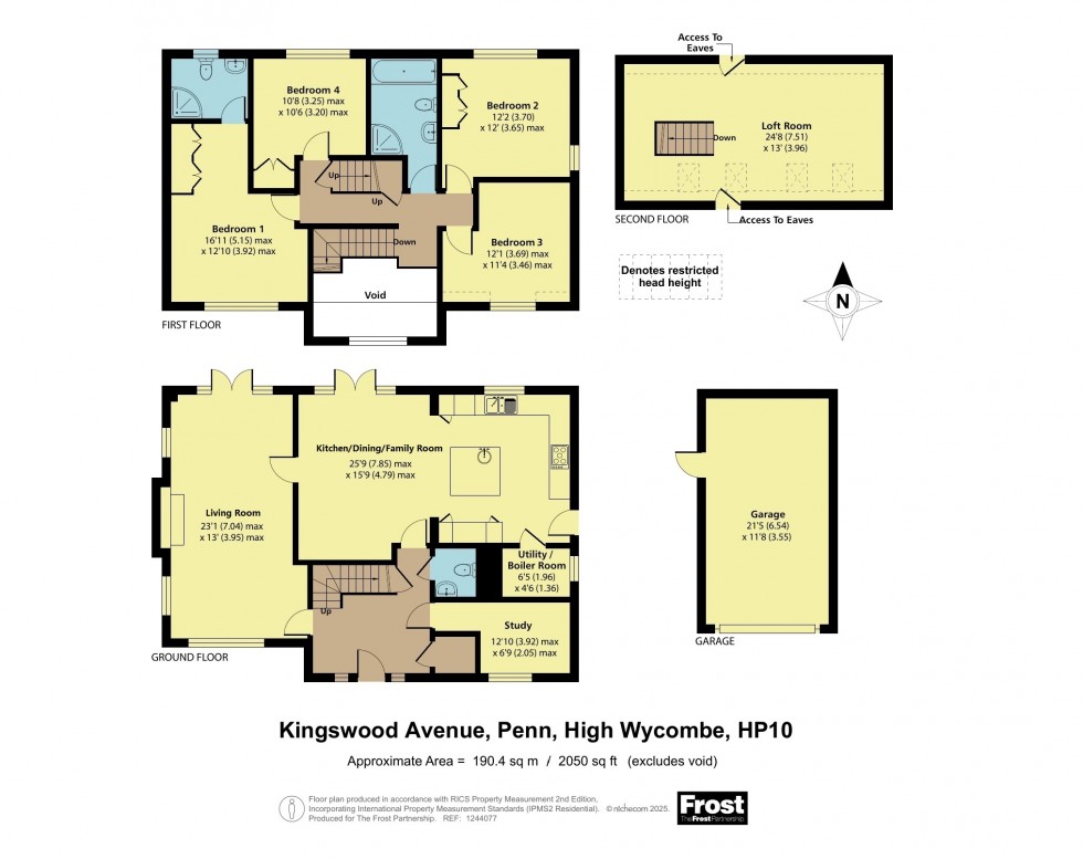 Floorplan for Penn, Buckinghamshire, HP10
