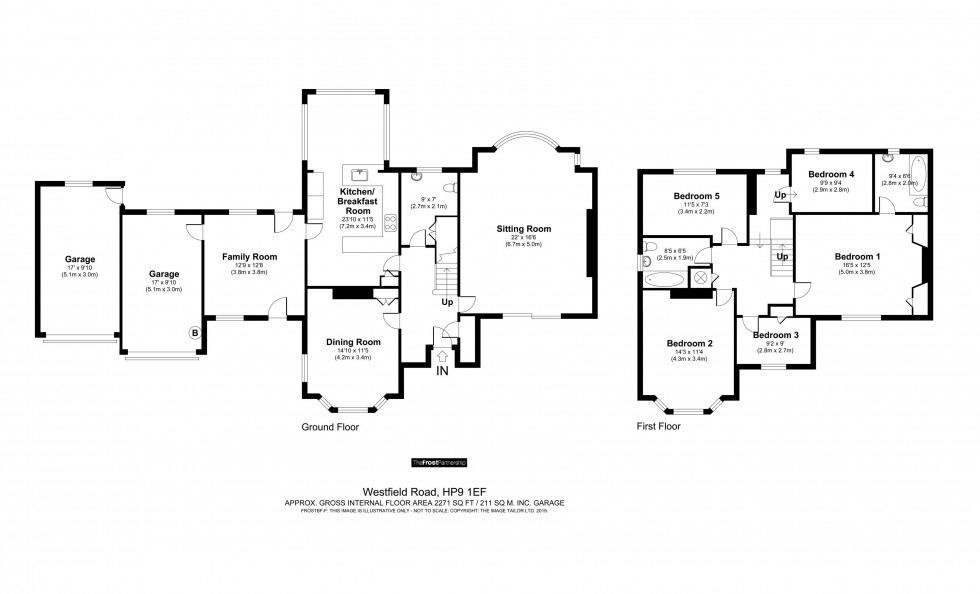Floorplan for Beaconsfield, Buckinghamshire, HP9