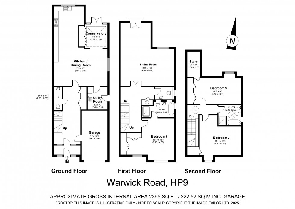 Floorplan for Beaconsfield, Buckinghamshire, HP9