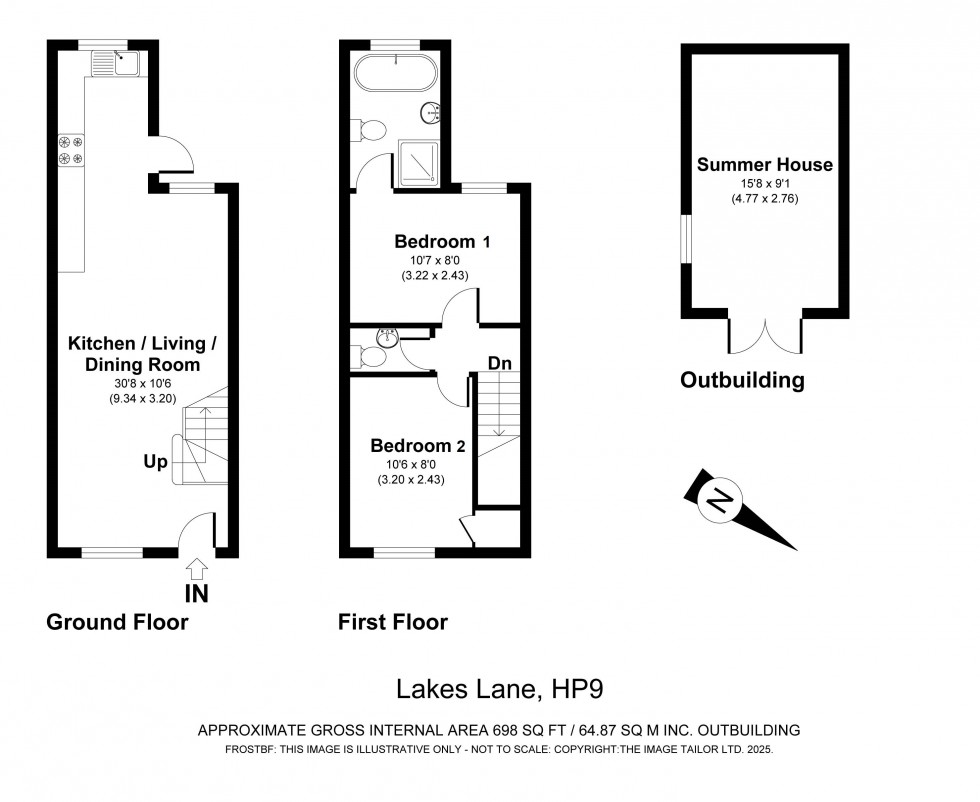 Floorplan for Beaconsfield, Buckinghamshire, HP9