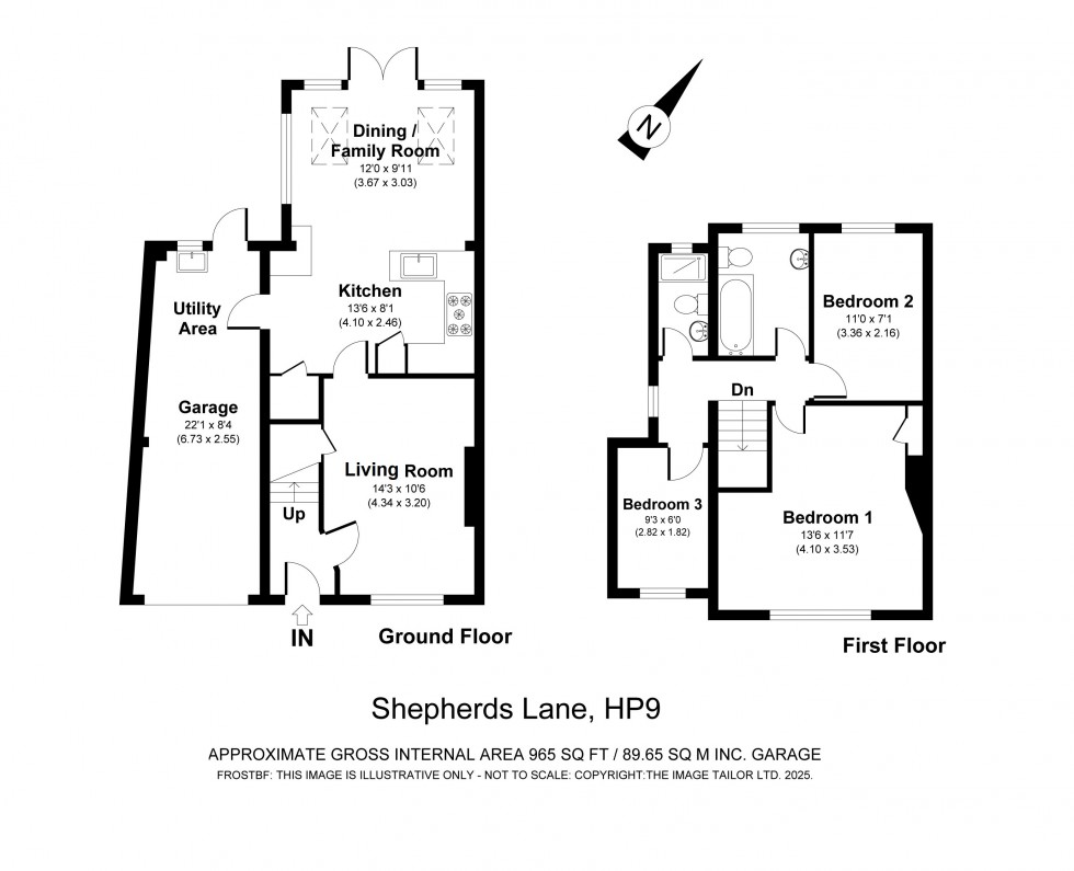 Floorplan for Beaconsfield, Buckinghamshire, HP9
