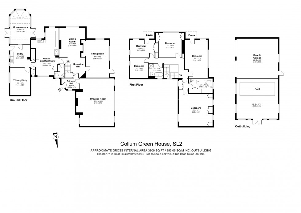 Floorplan for Farnham Common, Buckinghamshire, SL2