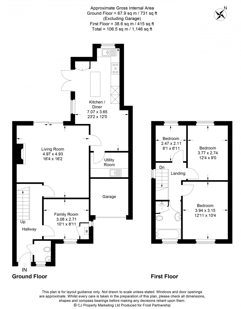 Floorplan for Loudwater, Loudwater, HP10