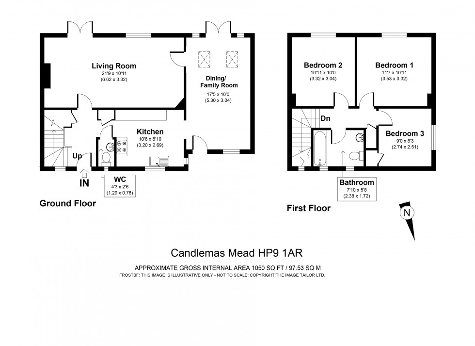 Floorplan for Beaconsfield, Buckinghamshire, HP9