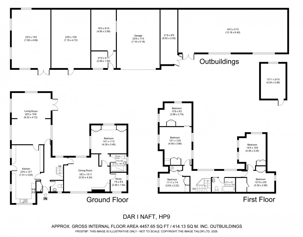 Floorplan for Seer Green, Beaconsfield, HP9