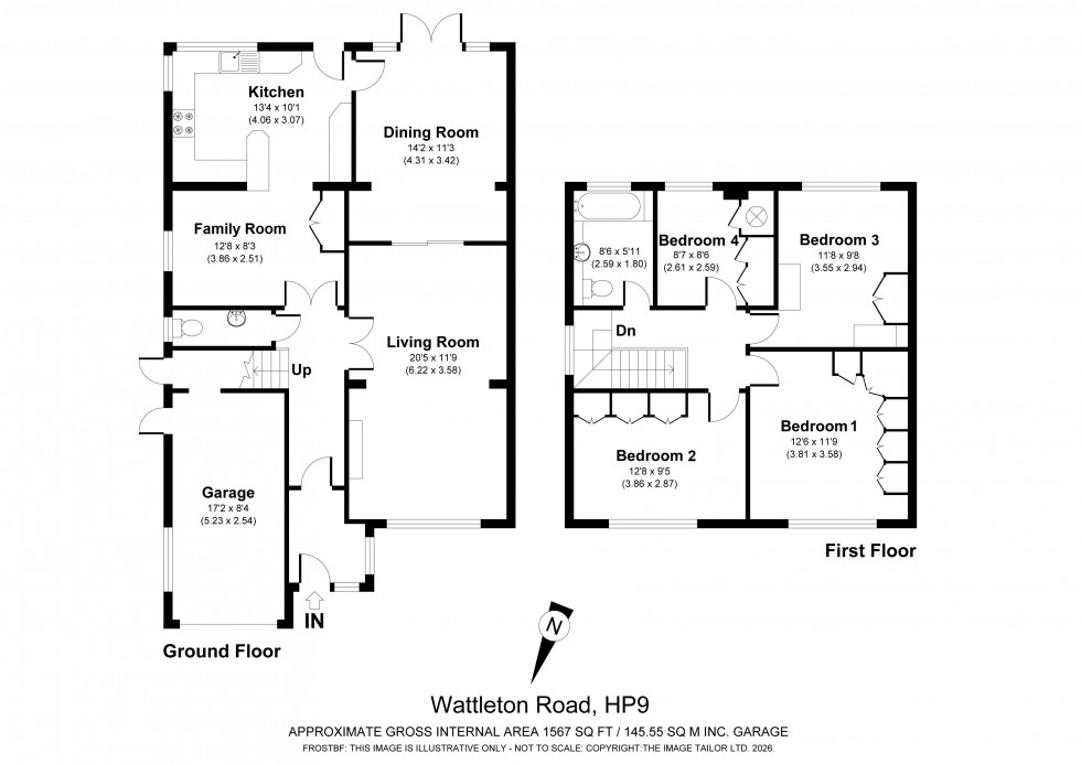 Floorplan for Beaconsfield, Buckinghamshire, HP9