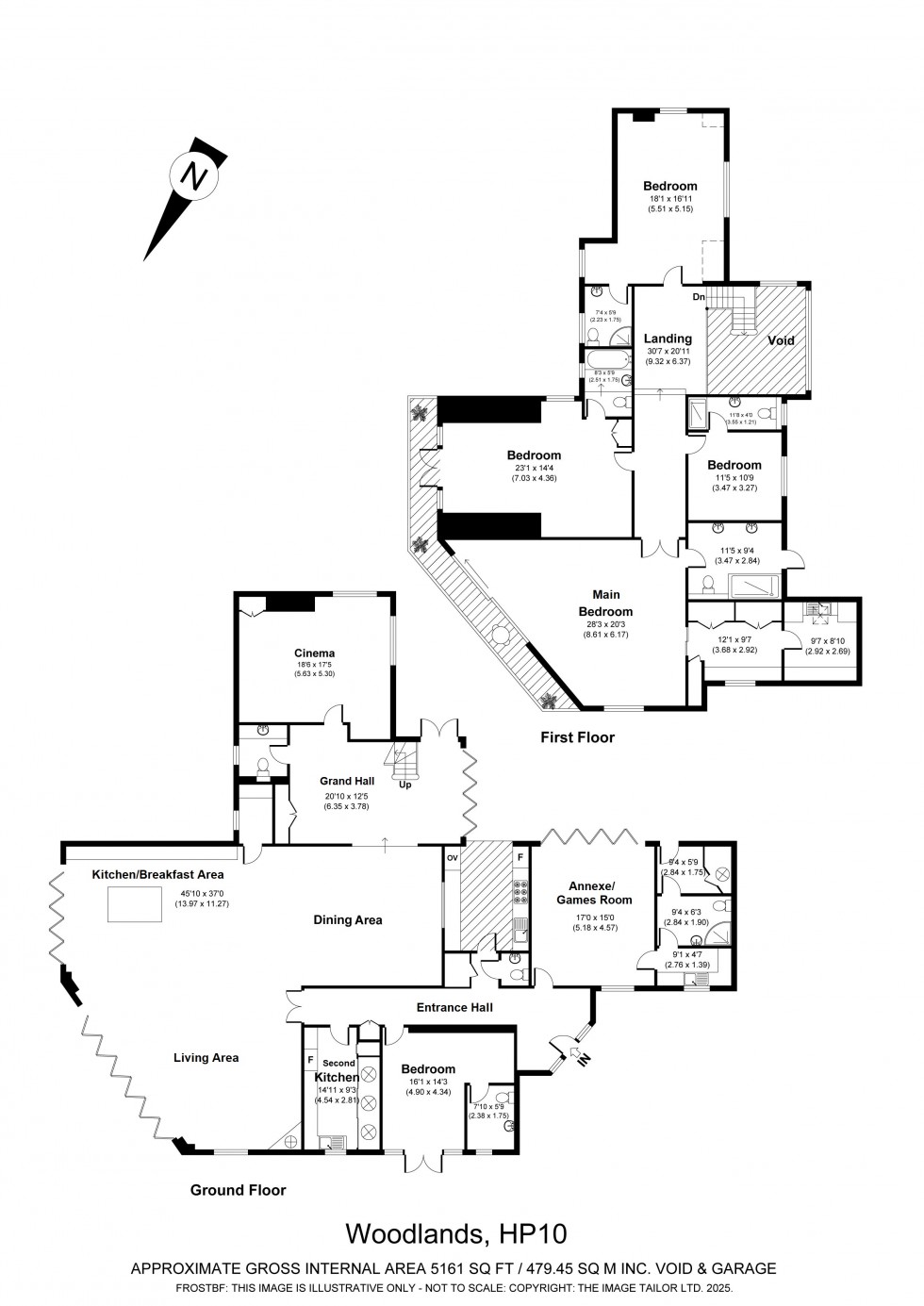 Floorplan for Penn, Penn, HP10