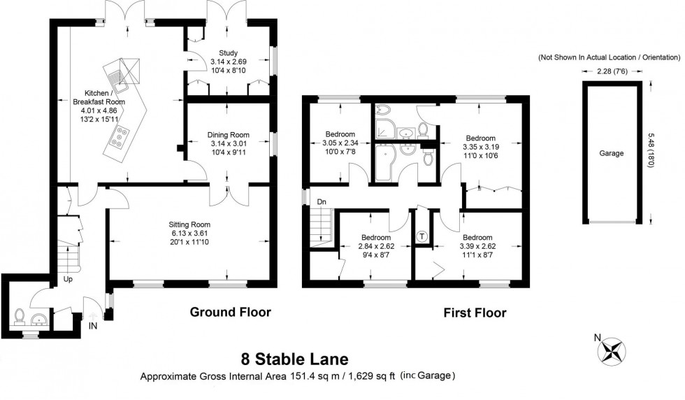 Floorplan for Seer Green, Beaconsfield, HP9