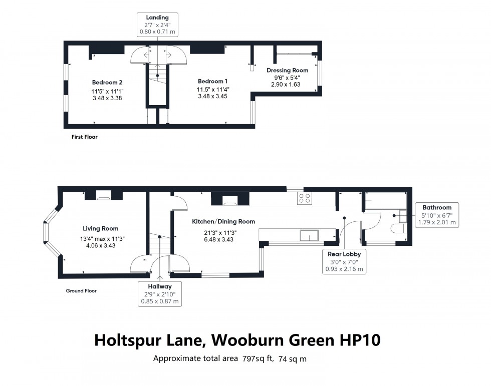 Floorplan for Wooburn Green, Wooburn Green, HP10