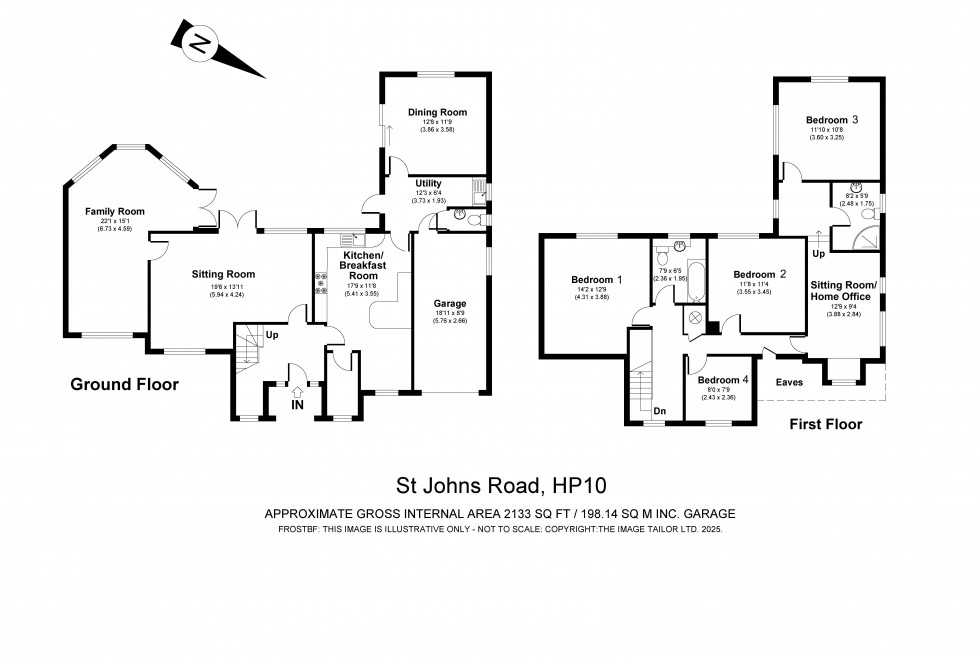 Floorplan for Penn, Penn, HP10