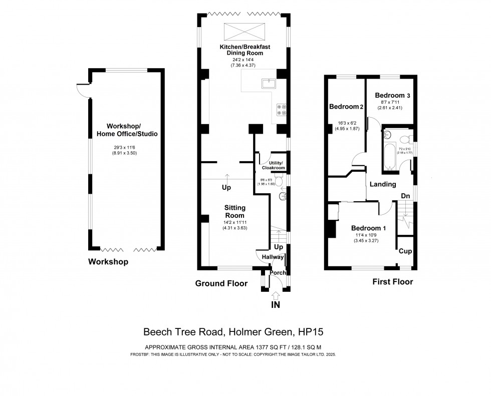 Floorplan for Holmer Green, High Wycombe, HP15