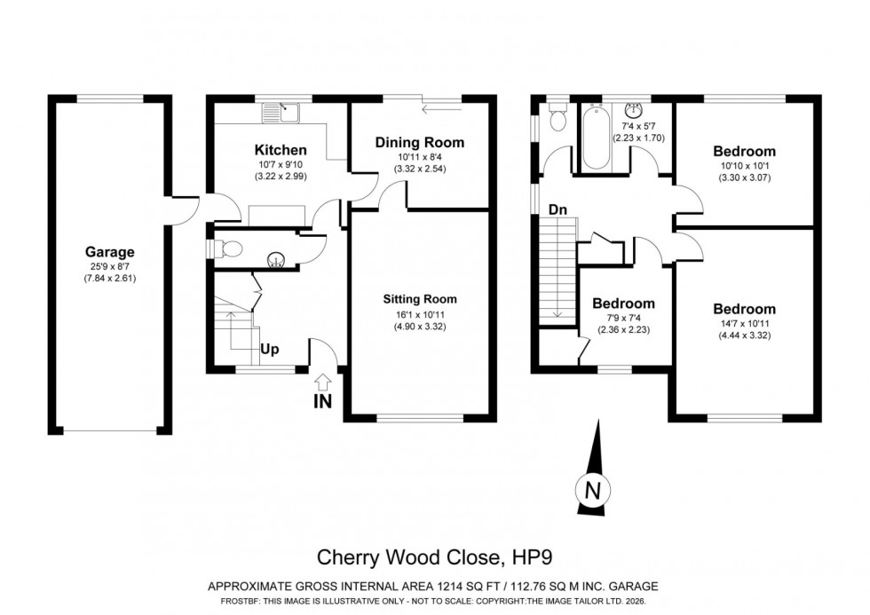 Floorplan for Seer Green, Beaconsfield, HP9