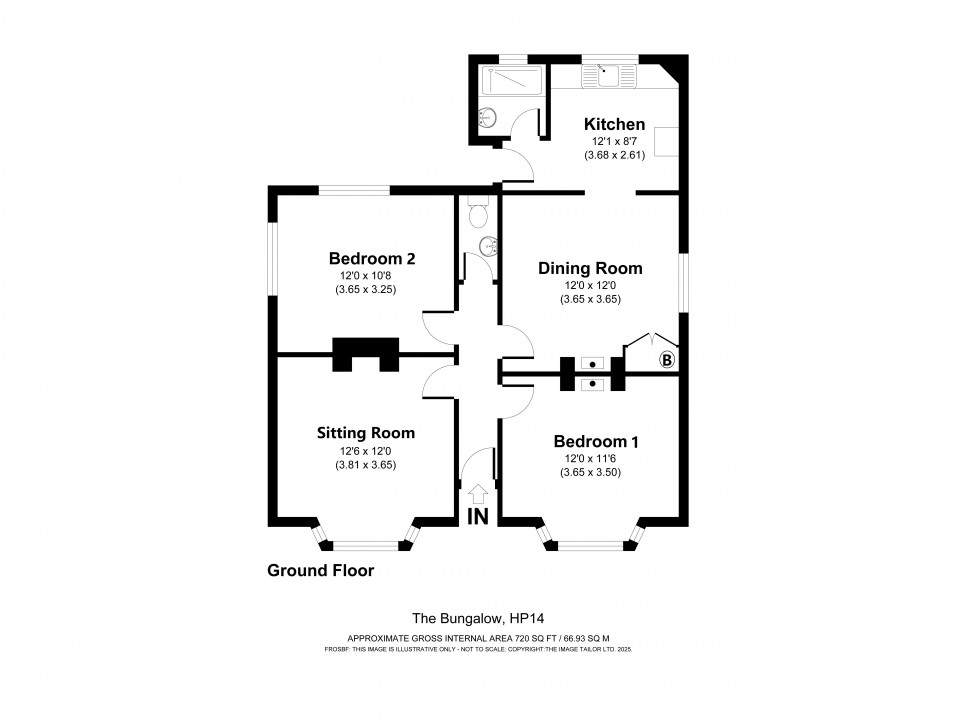 Floorplan for Lane End, Buckinghamshire, HP14
