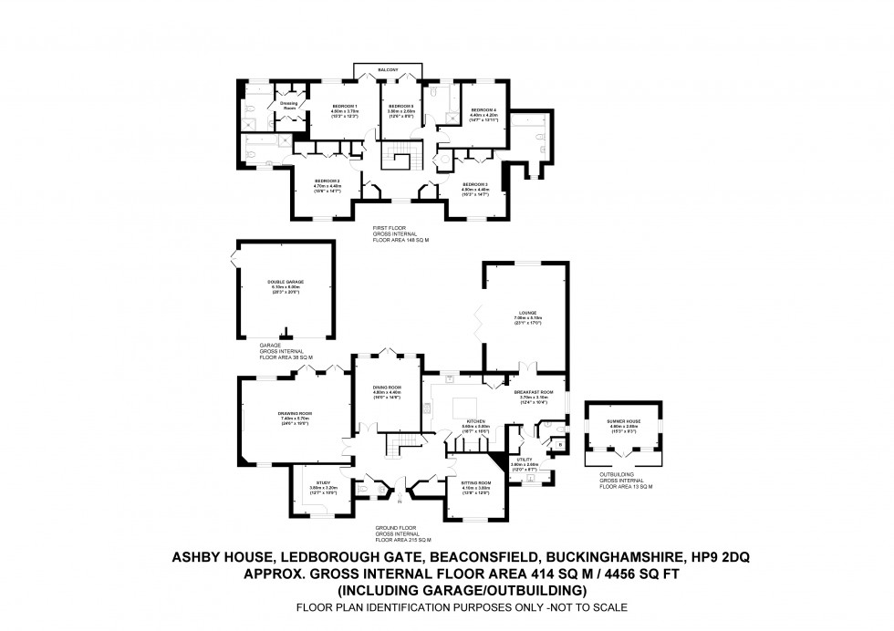 Floorplan for Beaconsfield, Buckinghamshire, HP9