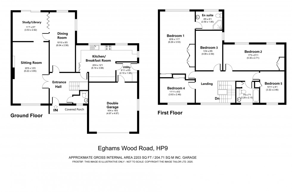 Floorplan for Beaconsfield, Buckinghamshire, HP9