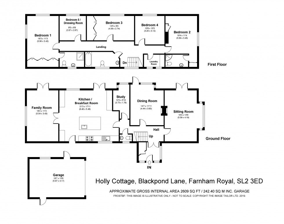 Floorplan for Farnham Royal, Buckinghamshire, SL2