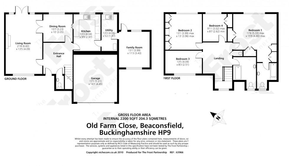 Floorplan for Knotty Green, Beaconsfield, HP9