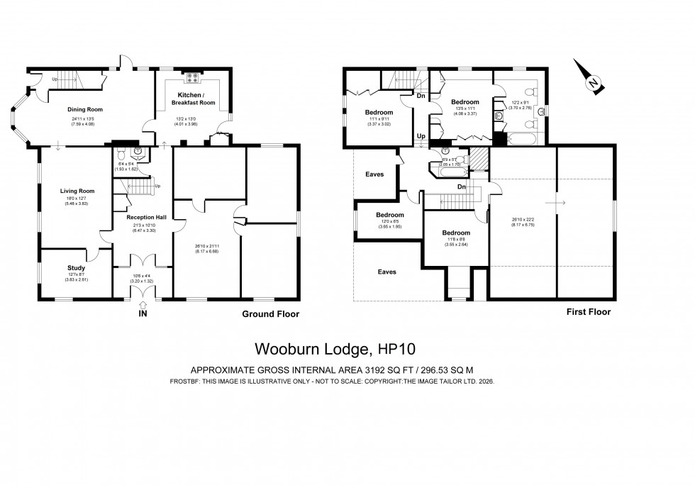 Floorplan for off Grange Drive, Wooburn Green, HP10