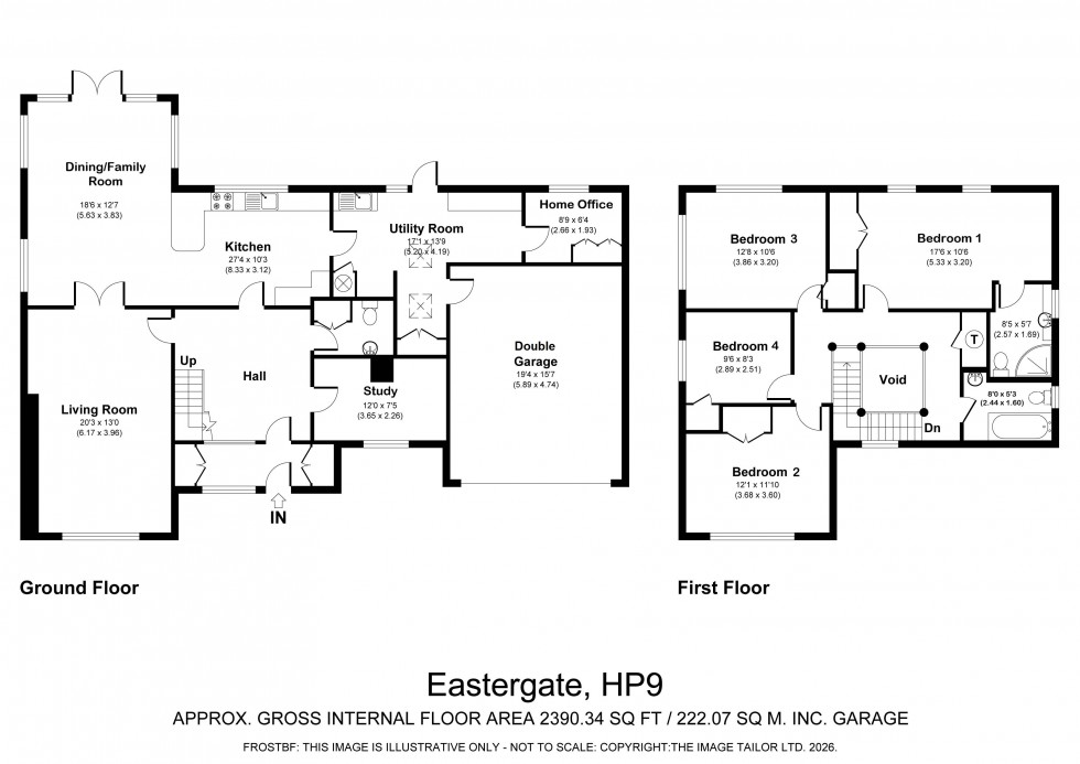 Floorplan for Beaconsfield, Buckinghamshire, HP9