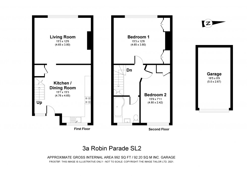 Floorplan for Farnham Common, The Broadway, SL2