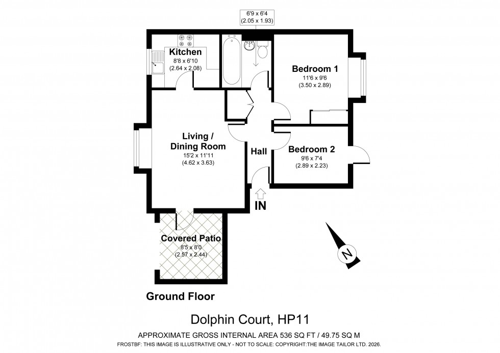 Floorplan for Loudwater, Buckinghamshire, HP11