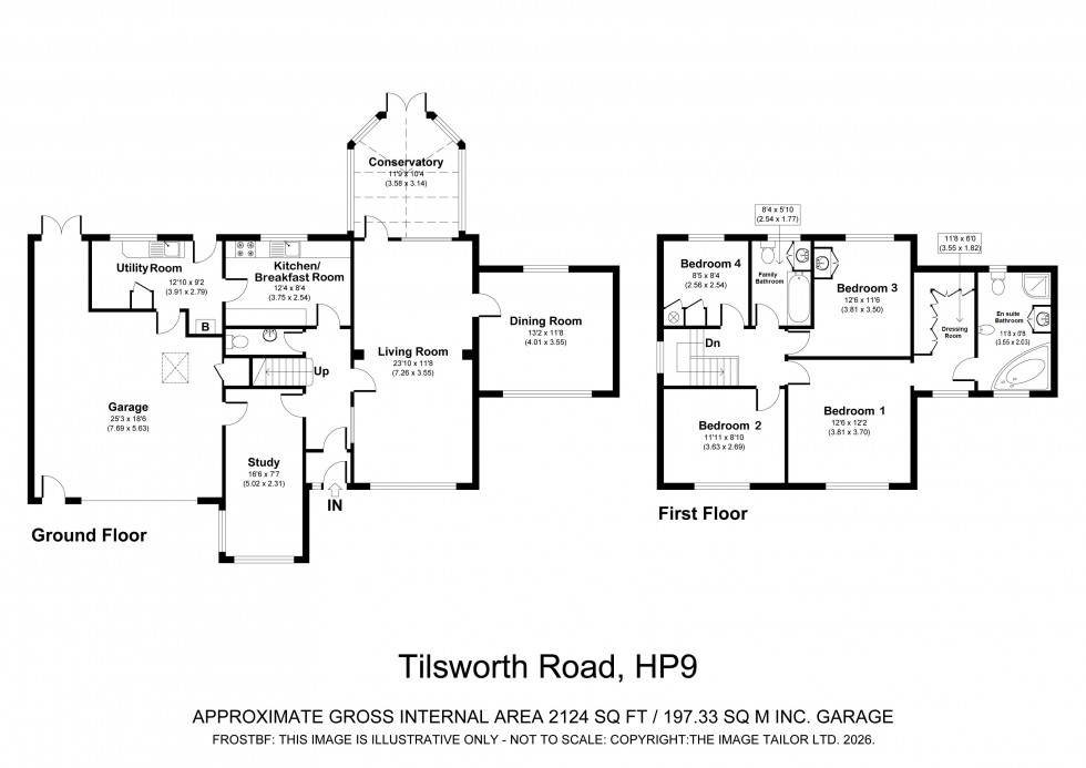 Floorplan for Beaconsfield, Buckinghamshire, HP9