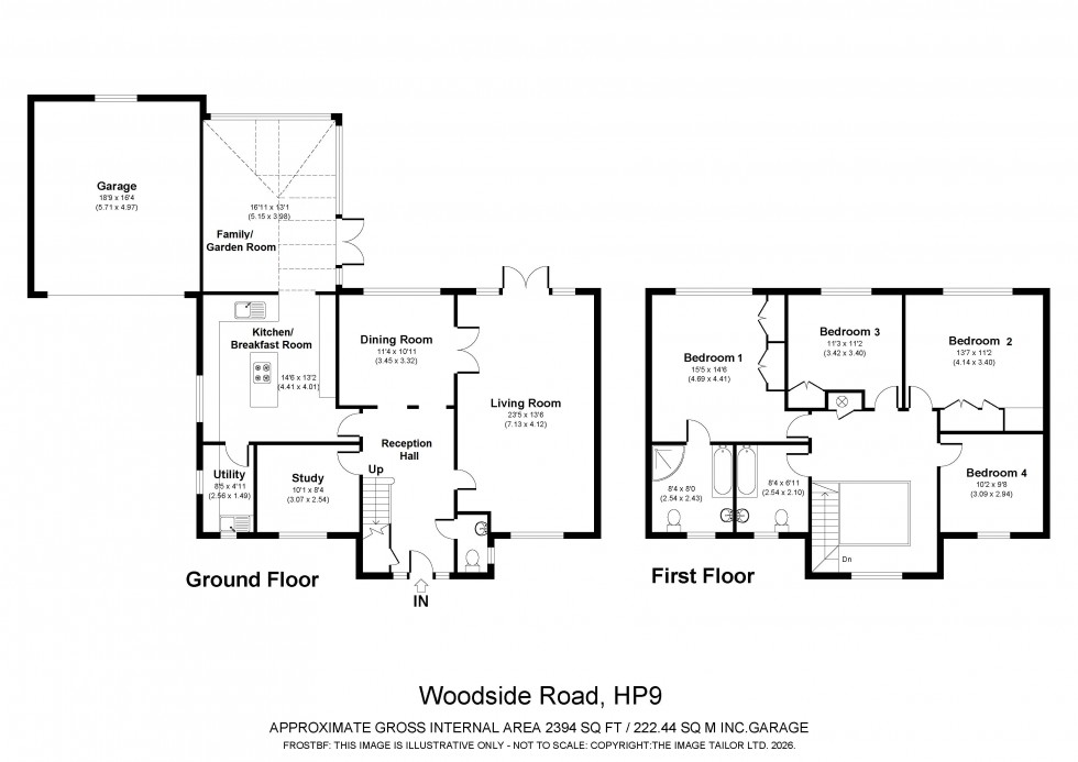 Floorplan for Beaconsfield, Buckinghamshire, HP9
