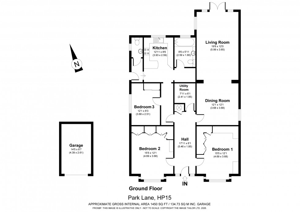 Floorplan for Hazlemere, Buckinghamshire, HP15