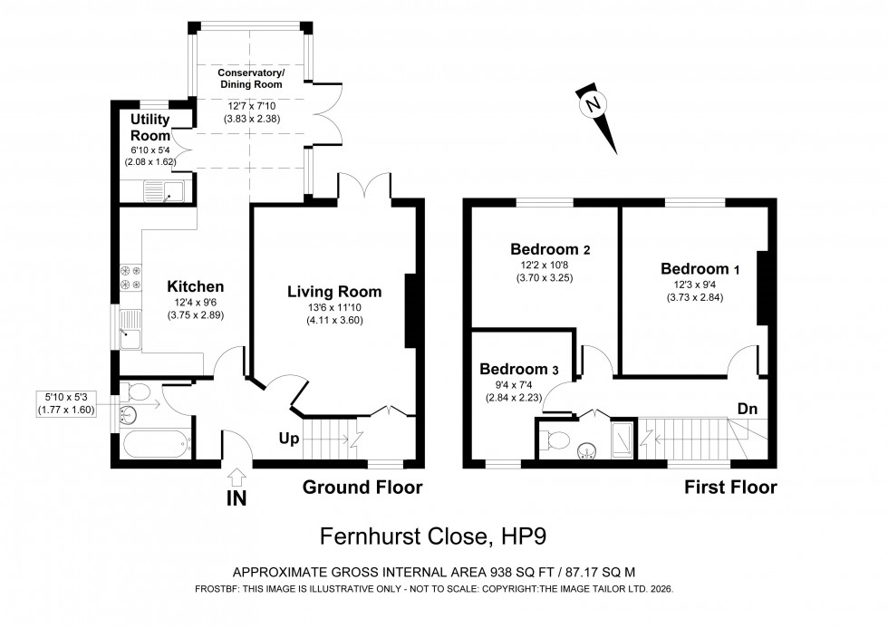 Floorplan for Beaconsfield, Buckinghamshire, HP9