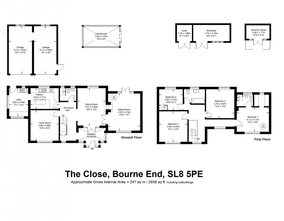 Floorplan for Bourne End, Buckinghamshire, SL8