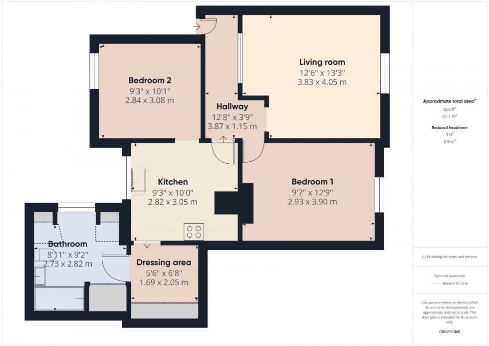 Floorplan for Beaconsfield, Bucks, HP9