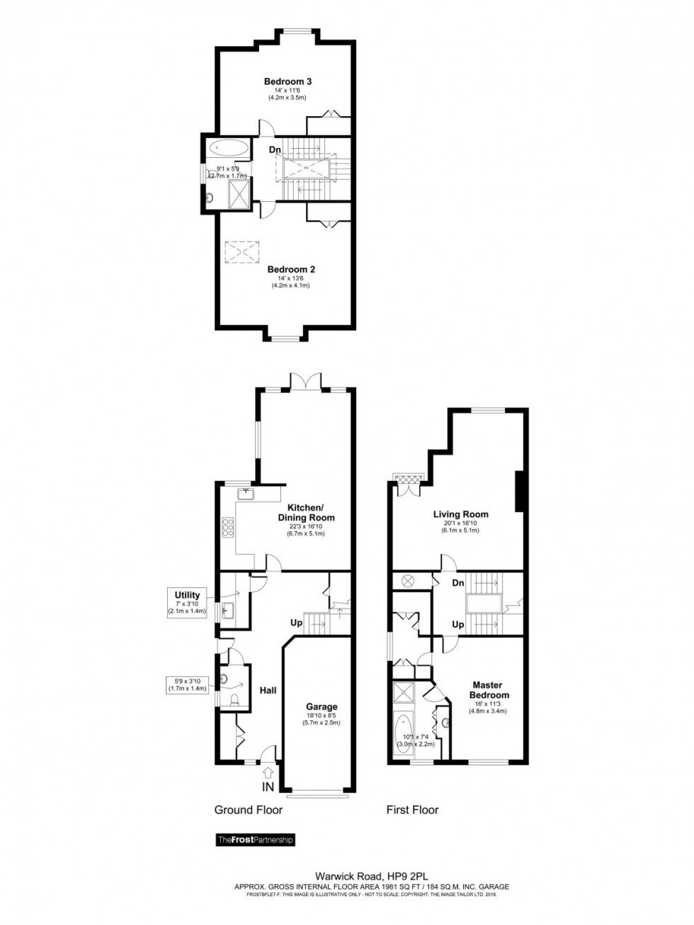 Floorplan for Beaconsfield, Buckinghamshire, HP9