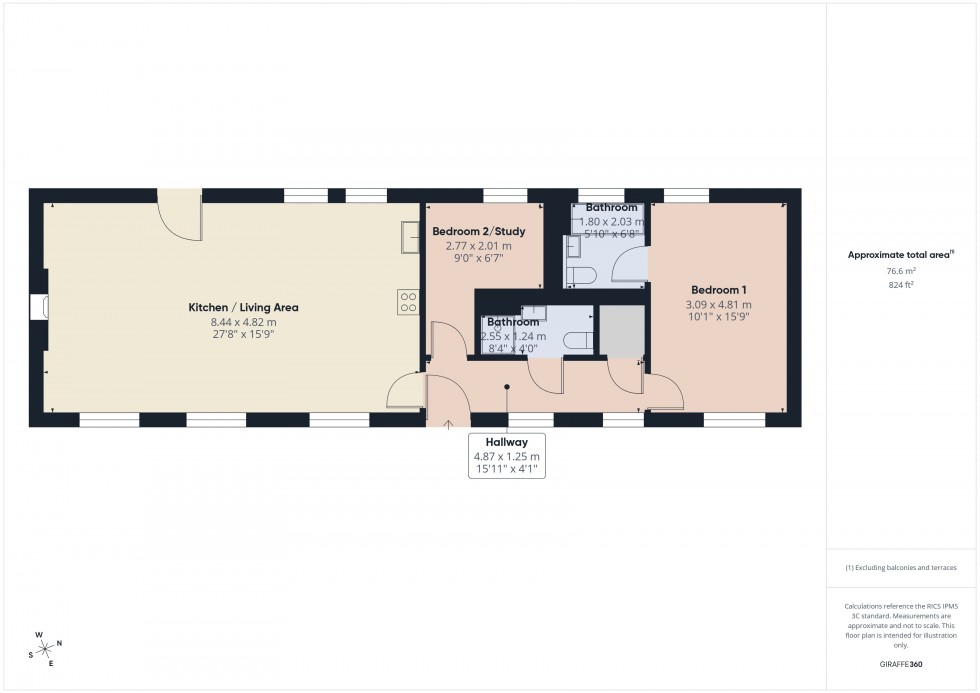 Floorplan for Woodlands, Burnham Road, HP9