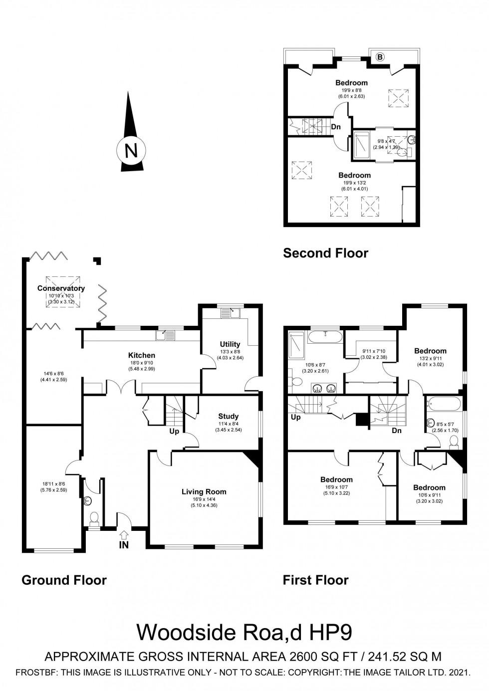 Floorplan for Beaconsfield, Buckinghamshire, HP9