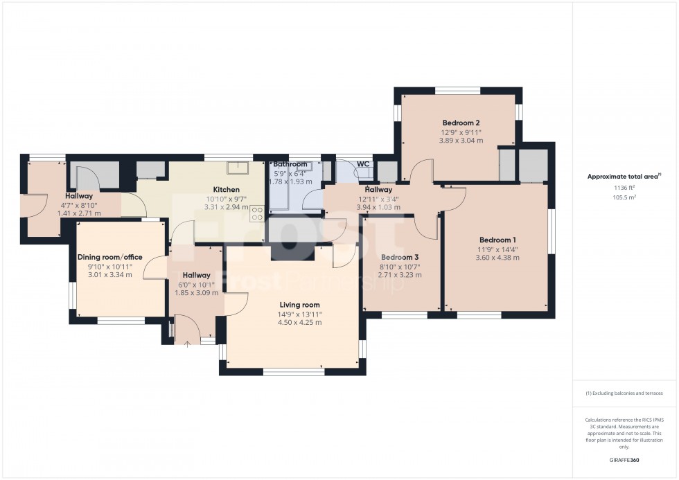 Floorplan for Jordans Way, Jordans, HP9