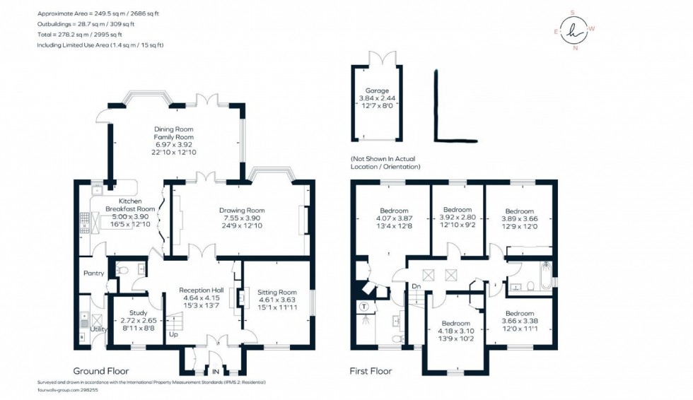 Floorplan for Beaconsfield, Buckinghamshire, HP9