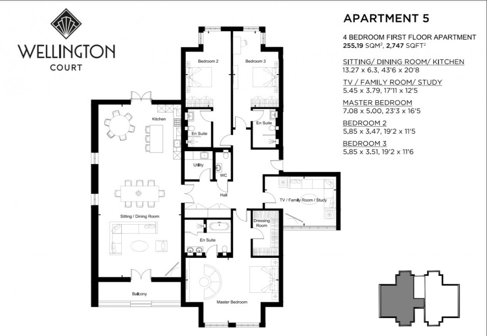 Floorplan for Beaconsfield, Buckinghamshire, HP9