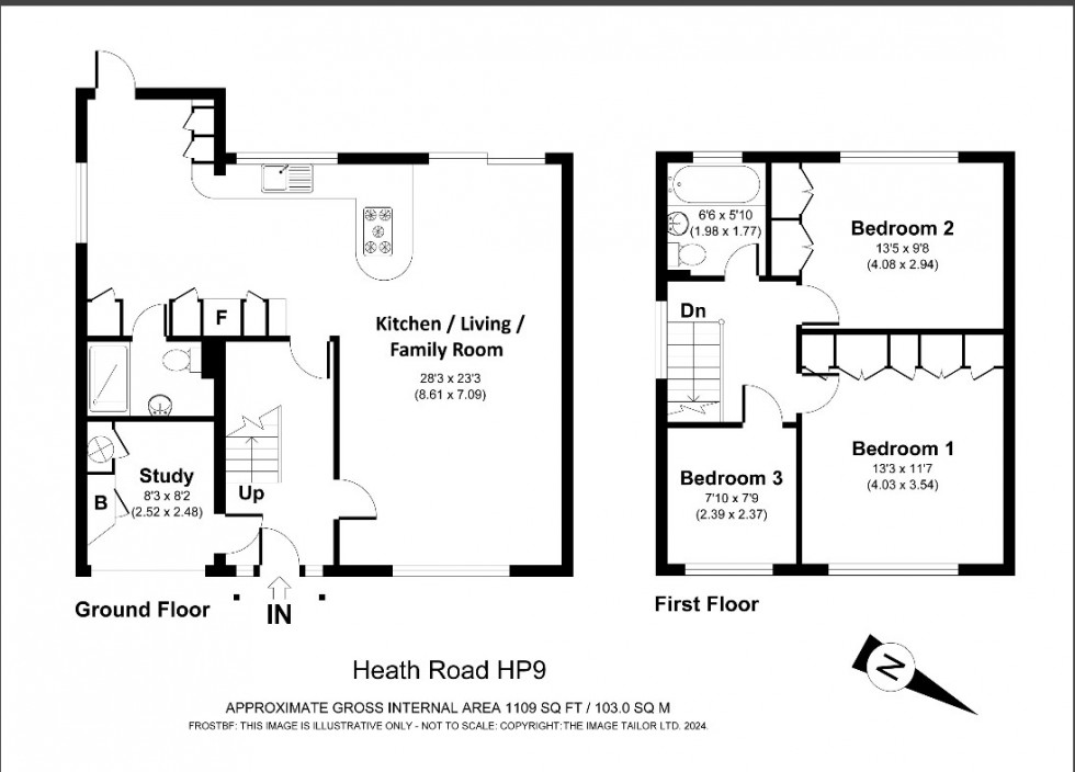 Floorplan for Beaconsfield, Buckinghamshire, HP9
