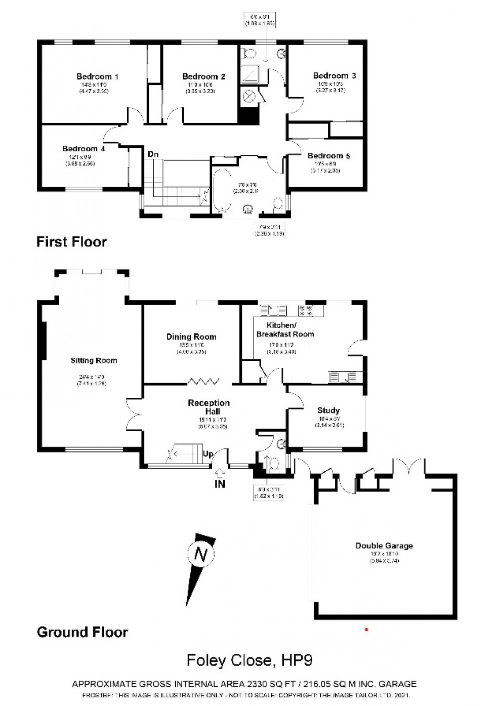 Floorplan for Beaconsfield, Buckinghamshire, HP9